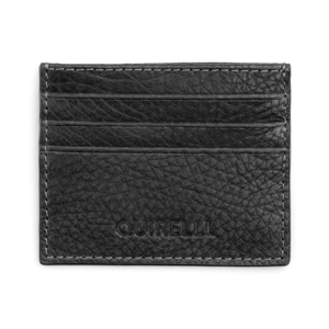 Tarjetero Quirelli para Hombre con Refuerzo Interno Estilo 060901 Negro