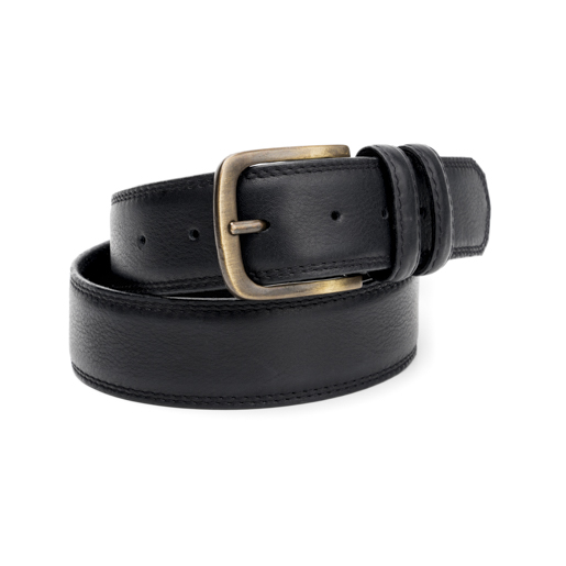 Cinturón Quirelli para Hombre con Acabado Tipo Nobuck Estilo 110601 Negro