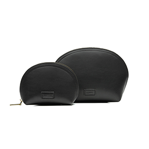 Set De Cosmetiqueras Adeline Flexi para Mujer Estilo 080201 Negro