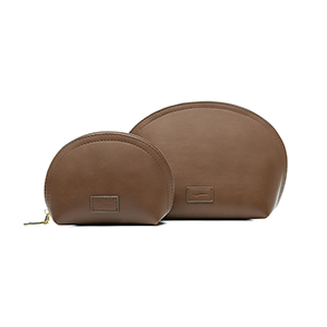 Set De Cosmetiqueras Adeline Flexi para Mujer Estilo 080202 Café
