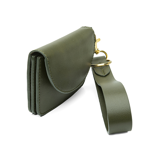 Cartera Con Llavero Ava Flexi para Mujer Estilo 060807 Verde