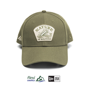 Gorra Flexi Country x New Era Estilo 1501 color olivo