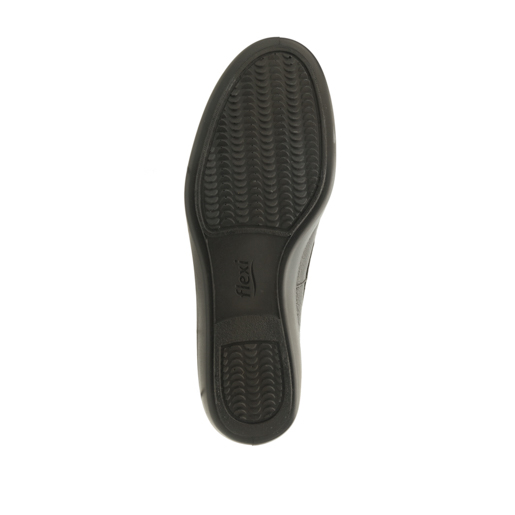 Mocasín Casual Flexi Con Elásticos Laterales Para Mujer - Estilo 18102 Negro