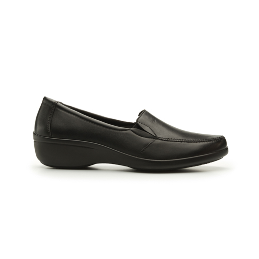 Mocasín De Servicio/Clínico Flexi Con Sistema De Mejor Agarre Para Mujer - Estilo 18112 Negro