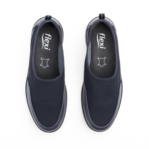 Mule Adaptable Al Pie Flexi para Mujer Estilo 25910 Azul