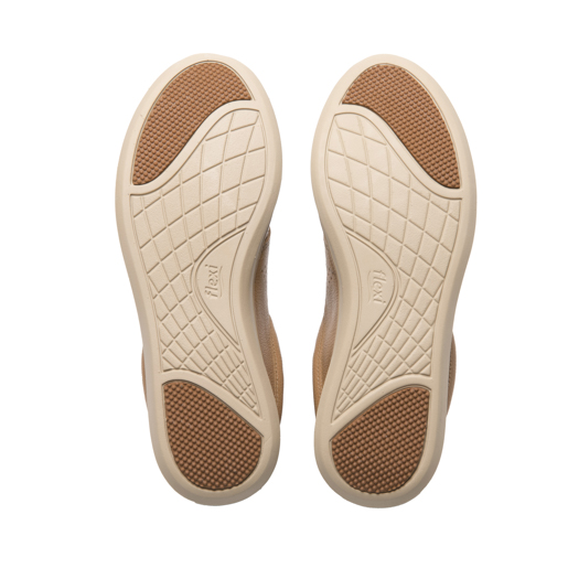 Slip On Casual Flexi para Mujer con Suela Extra Ligera Estilo 28206 Miel