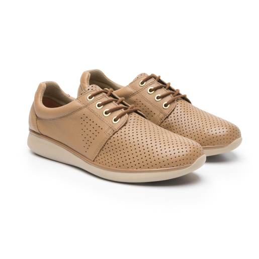Slip On Casual Flexi para Mujer con Suela Extra Ligera Estilo 28206 Miel