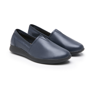 Slip On Casual Flexi para Mujer con Suela Extra Ligera Estilo 28222 Azul