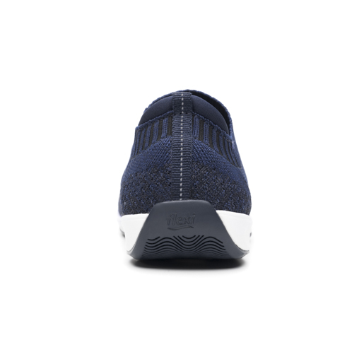 Slip On Tejido Flexi para Mujer con Suela Extra Ligera Estilo 28309 Azul