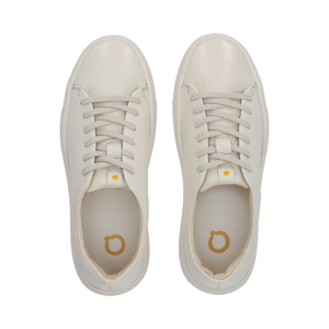 Sneaker urbano en piel color hueso Quirelli estilo 300101
