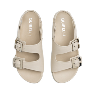 Sandalia Confort Casual Quirelli para Mujer con Anatomic Pad Estilo 300508 Latte