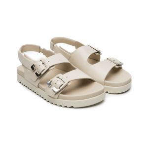Sandalia Confort Casual Quirelli para Mujer con Anatomic Pad Estilo 300508 Latte