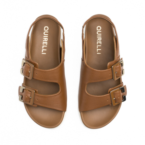 Sandalia Confort Casual Quirelli para Mujer con Anatomic Pad Estilo 300508 Tan