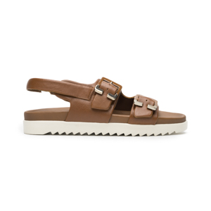Sandalia Confort Casual Quirelli para Mujer con Anatomic Pad Estilo 300508 Tan