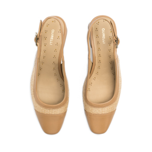 Zapatilla Destalonada Quirelli para Mujer Estilo 300807 Avellana