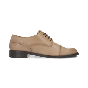 Oxford casual en piel color nude Quirelli estilo 301202