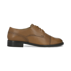 Oxford casual en piel color tan Quirelli estilo 301202