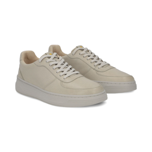Sneaker urbano retro en piel color niebla Quirelli estilo 303001