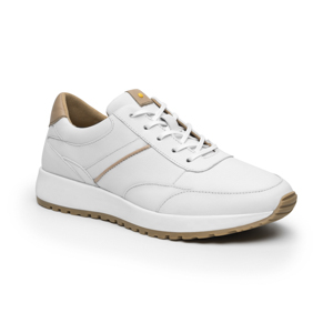 Sneaker Retro Runner Quirelli para Mujer con Biomotion Estilo 303601 Blanco