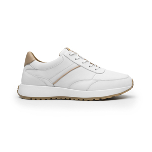 Sneaker Retro Runner Quirelli para Mujer con Biomotion Estilo 303601 Blanco