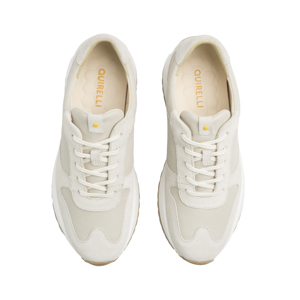Sneaker Retro Runner Quirelli para Mujer con Biomotion Estilo 303602 Niebla