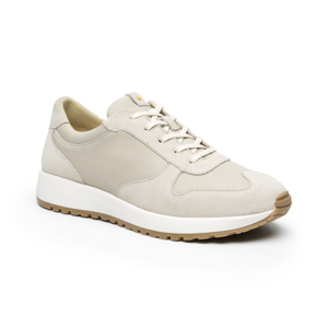 Sneaker Retro Runner Quirelli para Mujer con Biomotion Estilo 303602 Niebla
