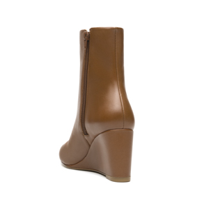 Botín Puntal Cuña Quirelli para Mujer con Suela Preacabada Estilo 303802 Tan