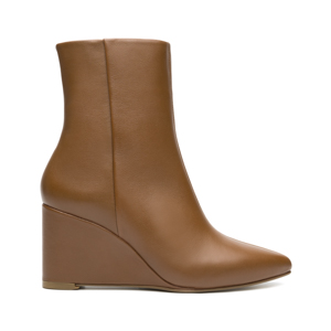 Botín Puntal Cuña Quirelli para Mujer con Suela Preacabada Estilo 303802 Tan