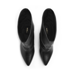 Botín Puntal Cuña Quirelli para Mujer con Suela Preacabada Estilo 303803 Negro