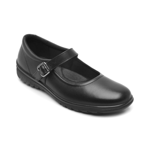 Balerina Escolar Ajustable Flexi para Mujer Estilo 35322 Negro