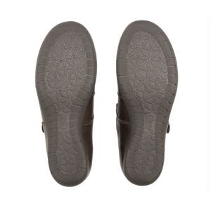 Balerina Escolar Flexi para Niña con Ancho Ajustable Estilo 35902 Café