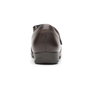 Balerina Escolar Flexi para Niña con Ancho Ajustable Estilo 35902 Café