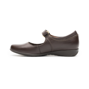Balerina Escolar Flexi para Niña con Ancho Ajustable Estilo 35902 Café