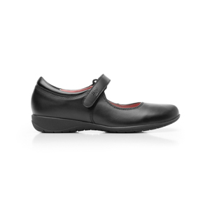 Flat Escolar Flexi Con Pulsera Con Velcro Para Niña - Estilo 35902 Negro