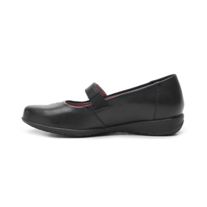 Balerina Escolar Flexi para Niña elaborada en 100% Piel Estilo 35930 Negro