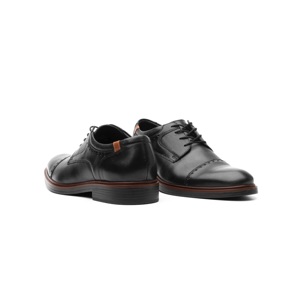 Zapato De Vestir Para Salir Flexi De Tipo Derby Para Hombre - Estilo 400102 Negro