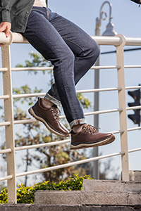 Zapato Flexi Country Para Outdoor Flexi Country Con Sistema De Mejor Agarre Para Hombre - Estilo 401001 Negro
