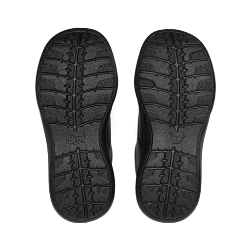 Derby Escolar Flexi para Niño con Recovery Form Estilo 402111 Negro