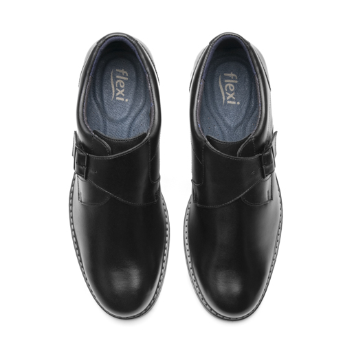 Derby Vestir Flexi para Hombre Estilo 404615 Negro