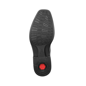 Botín Piel Con Agujetas Flexi para Hombre con Walking Soft Estilo 406404 Negro