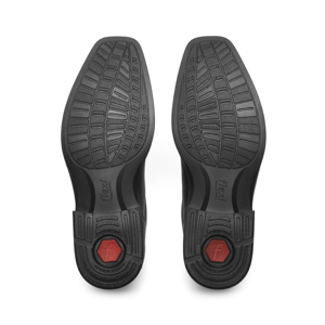 Zapato Semivestir Flexi para Hombre con Shock Point Estilo 406409 Negro