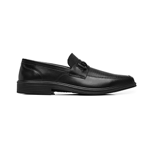Mocasín Semivestir Flexi para Hombre Estilo 406410 Negro