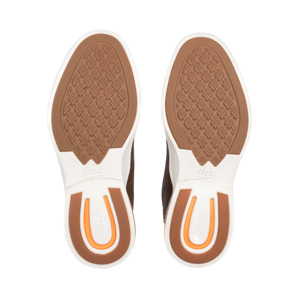 Oxford Casual Flexi para Hombre con Suela Air Shock Estilo 408101 Brandy
