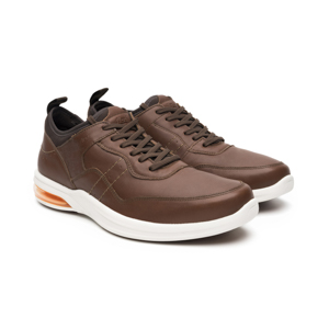 Oxford Casual Flexi para Hombre con Suela Air Shock Estilo 408101 Brandy