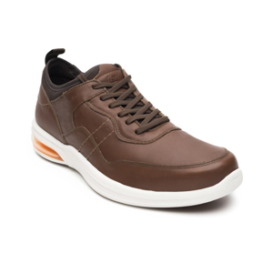 Oxford Casual Flexi para Hombre con Suela Air Shock Estilo 408101 Brandy