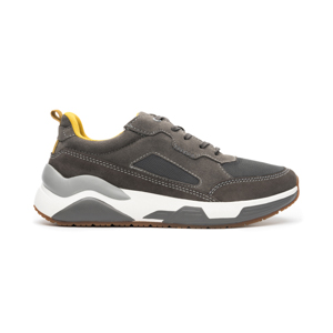 Sneaker Slip On Flexi para Hombre con Suela Extra Ligera Estilo 408801 Gris