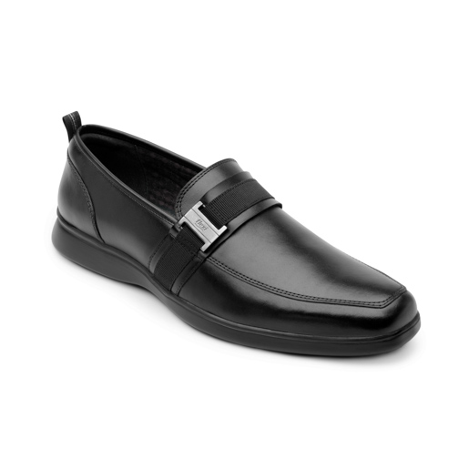 Slip On Con Herraje Flexi para Hombre con Flowtek Estilo 409905 Negro