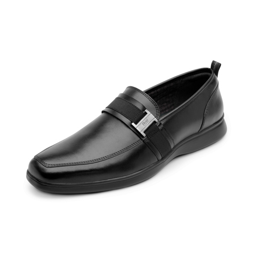 Slip On Con Herraje Flexi para Hombre con Flowtek Estilo 409905 Negro