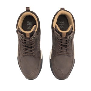 Botín Outdoor Flexi para Hombre con Suela Extra Ligera Estilo 412502 Chocolate