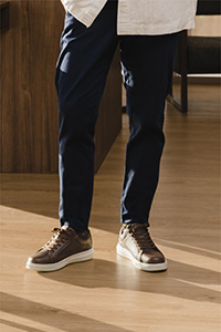 Sneaker Casual Flexi para Hombre con Suela Extra Ligera Estilo 415301 Brown